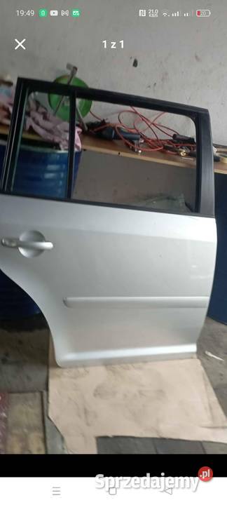 Sprzedam drzwi VW Touran 2003 kolor srebrny Grybów sprzedam