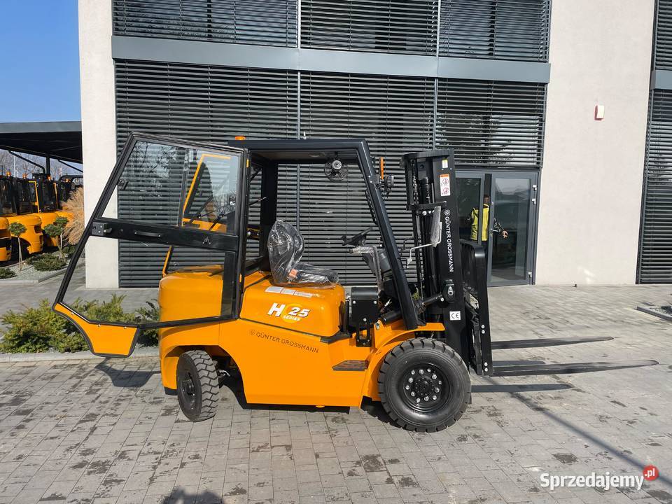 Nowy wózek widłowy 25T Kabina duplex Lidzbark sprzedam