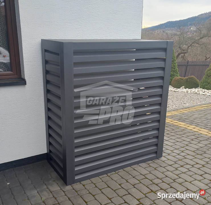 Osłona pompy ciepła 110x50x150 antracyt GP329 Piła