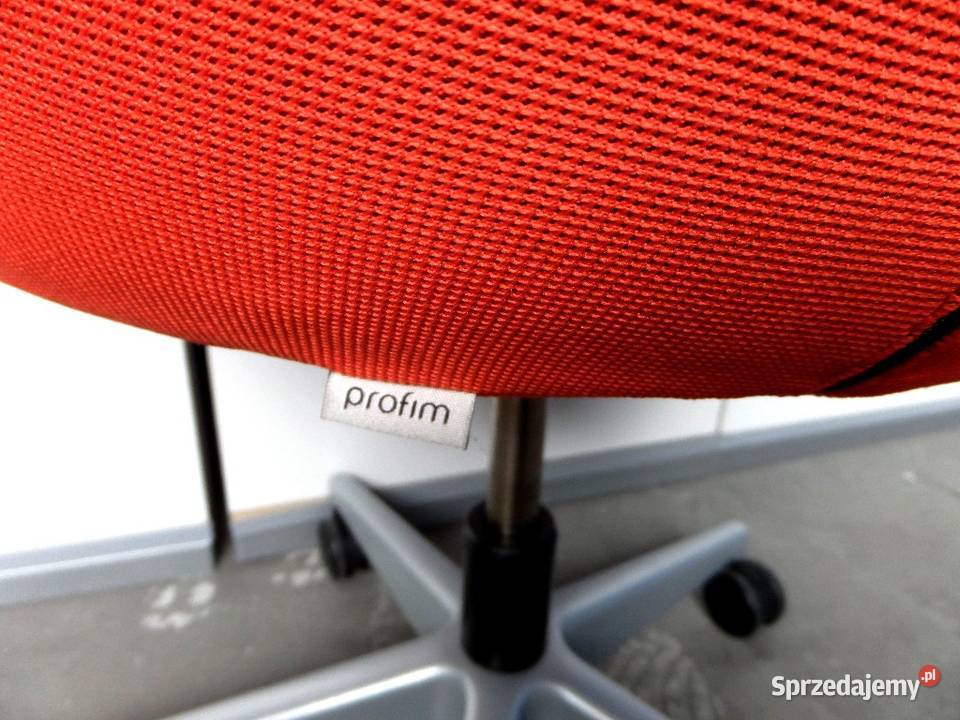 Fotel PROFIm na kołach Fan 10 E czerwony Fotele i pufy mazowieckie Warszawa