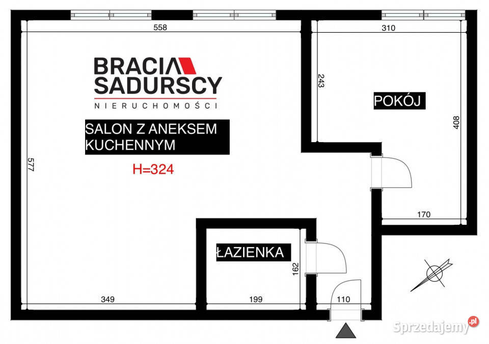 Mieszkanie Kraków św Kingi 46m2 2 pokojowe małopolskie