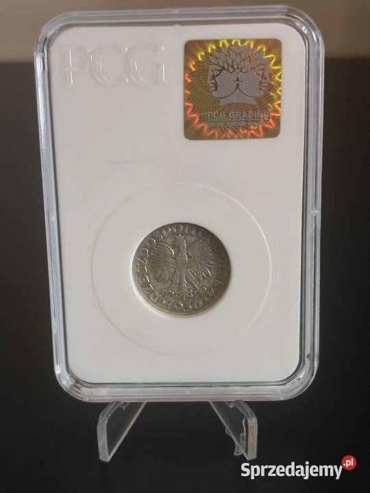 Moneta 2 złote 1936 Zaglowiec PCG AU 50 Puławy