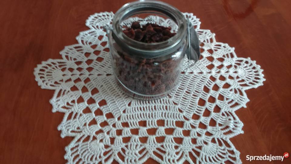 Serwetka szydełkowa śnieżynka 35 serweta krem inny kolor mazowieckie sprzedam