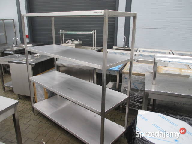 Solidny Regał Gastronomiczny Stal Nierdz 4 Półki Ostrów Wielkopolski