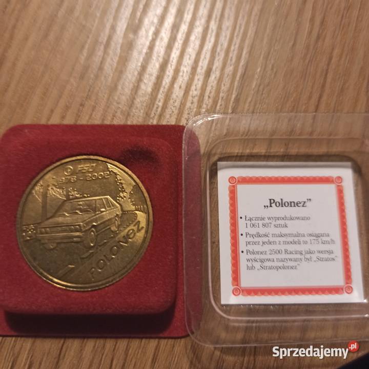 Moneta polonez kultowe polskie samochody Włoszczowa