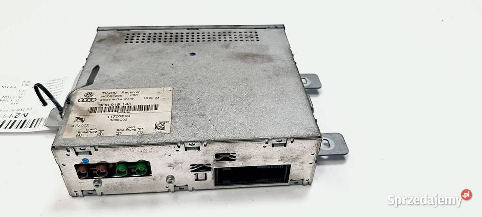 ODTWARZACZ DVD VOLKSWAGEN PHAETON 3D0919146 Części samochodowe kujawsko-pomorskie Lipno