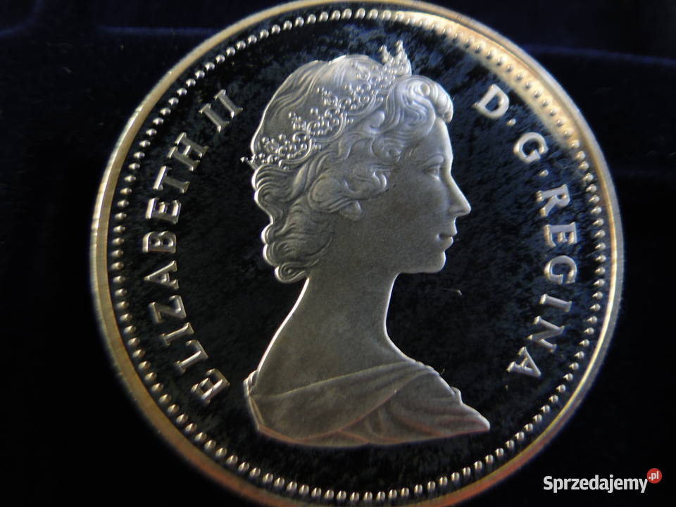Srebrna moneta Canada Dollar DGRegina Elisabeth Warszawa