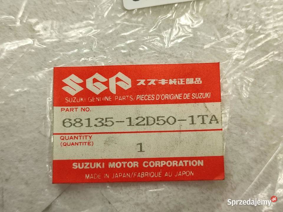 NAKLEJKA NA PRAWY BOCZEK SUZUKI DR 650 19911995