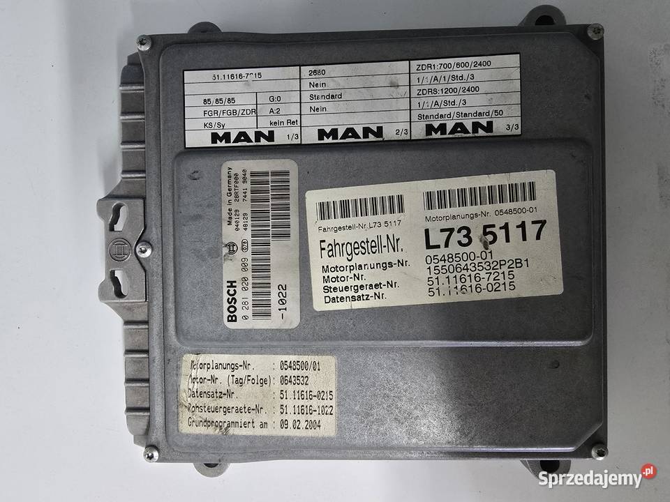 KOMPUTER STEROWNIK SILNIKA D0836 LFL 0106 LF Sierpc