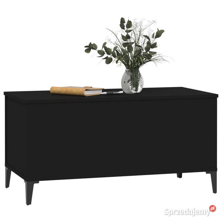Stolik kawowy czarny 90x445x45 materiał mazowieckie Warszawa