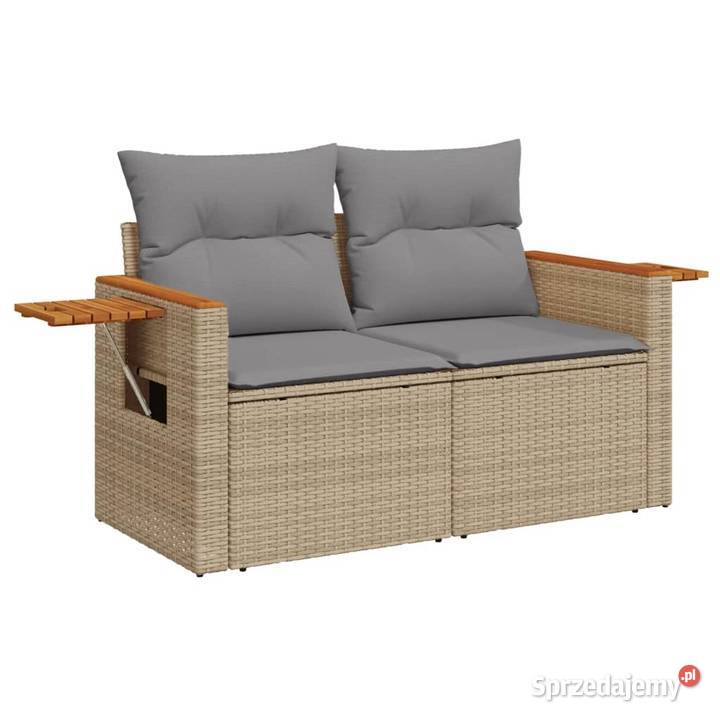 vidaXL Sofa ogrodowa z poduszkami 2osobowa mazowieckie Warszawa