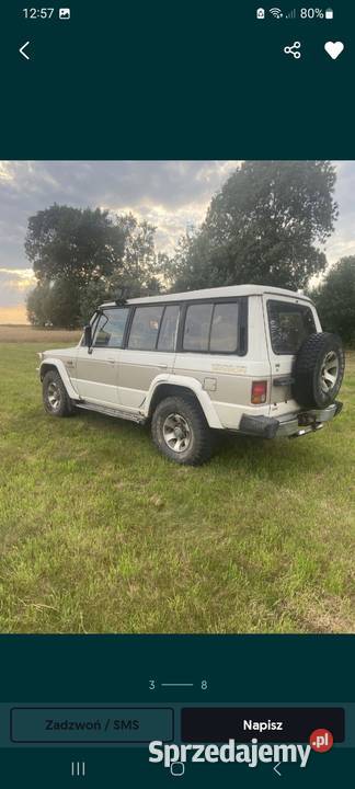 Mitsubishi pajero 1 Rok produkcji 1989 Usza Mała