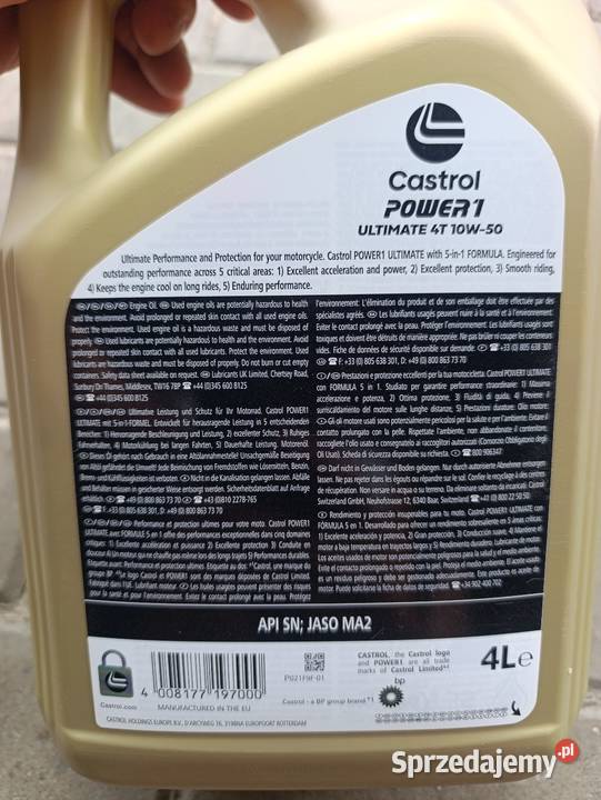 CASTROL Power 1 Ultimate 4T 10w50 4L syntetyczny Krosno