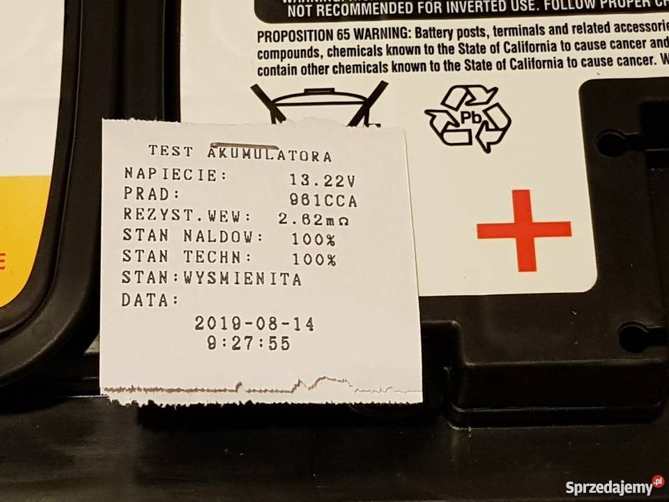 Akumulator Chrysler Jeep AGM 75Ah 700A IGŁA Wrocław sprzedam