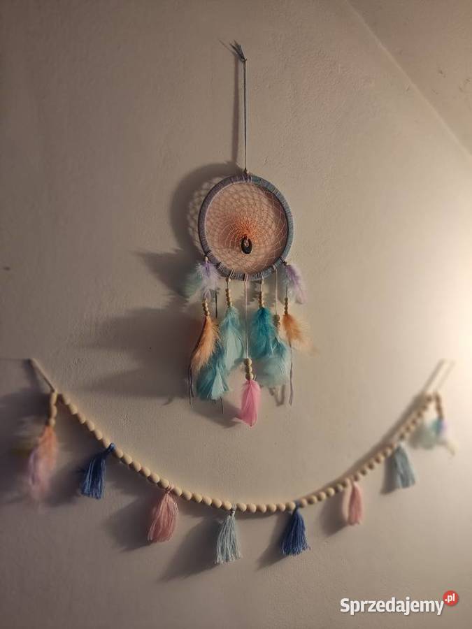 Zestaw Łapacz snów girlanda z chwostami i Józefów