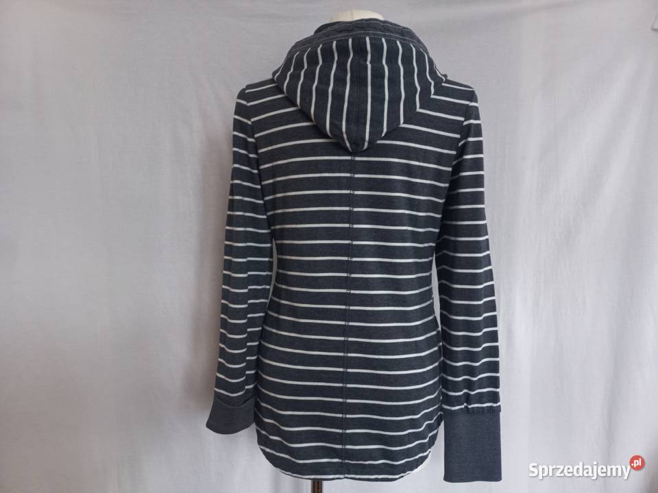 BLUZA damska PASKI z Kapturem r M dłuższe rękawy sprzedam