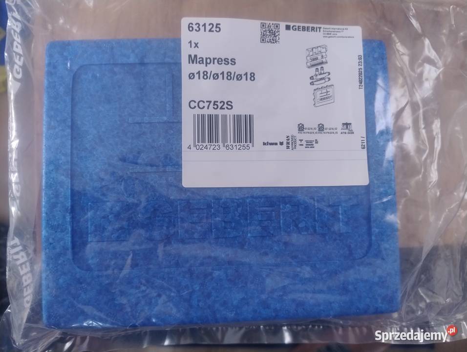 Trójnik krzyżakowy Geberit Kraków