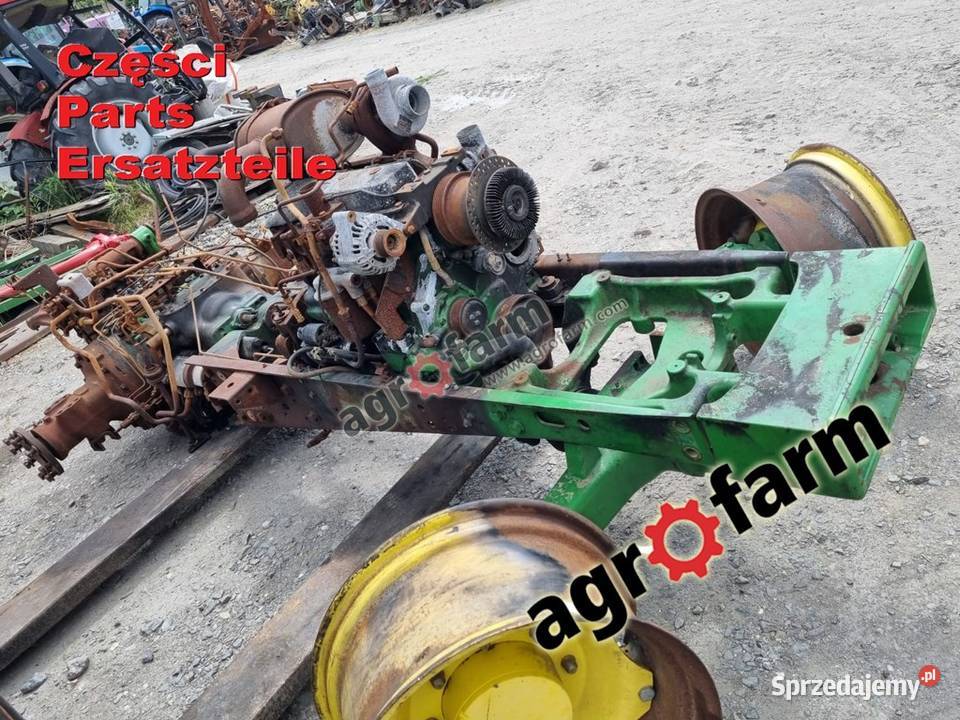 John Deere 5100M części silnik skrzynia biegów Pozostałe dolnośląskie Byków sprzedam