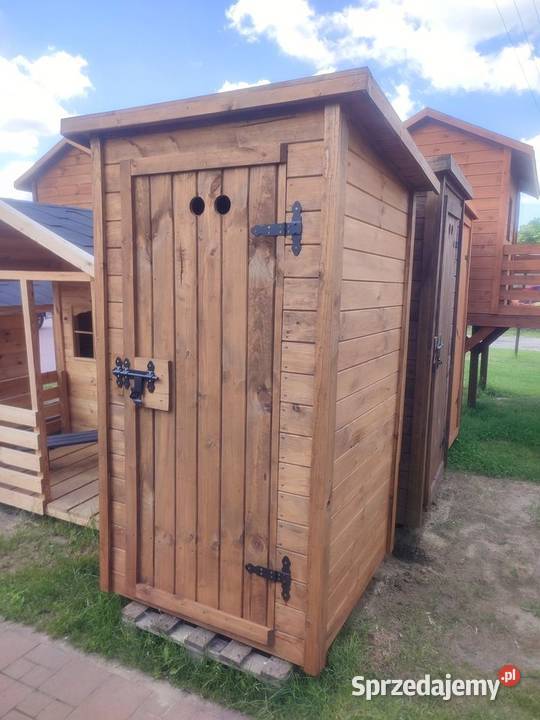 wychodek wygódka latryna WC 100x100x200 Architektura ogrodowa Warszawa