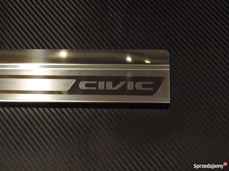 Nakładki listwy progowe progi Stal chrom Honda CIVIC IX