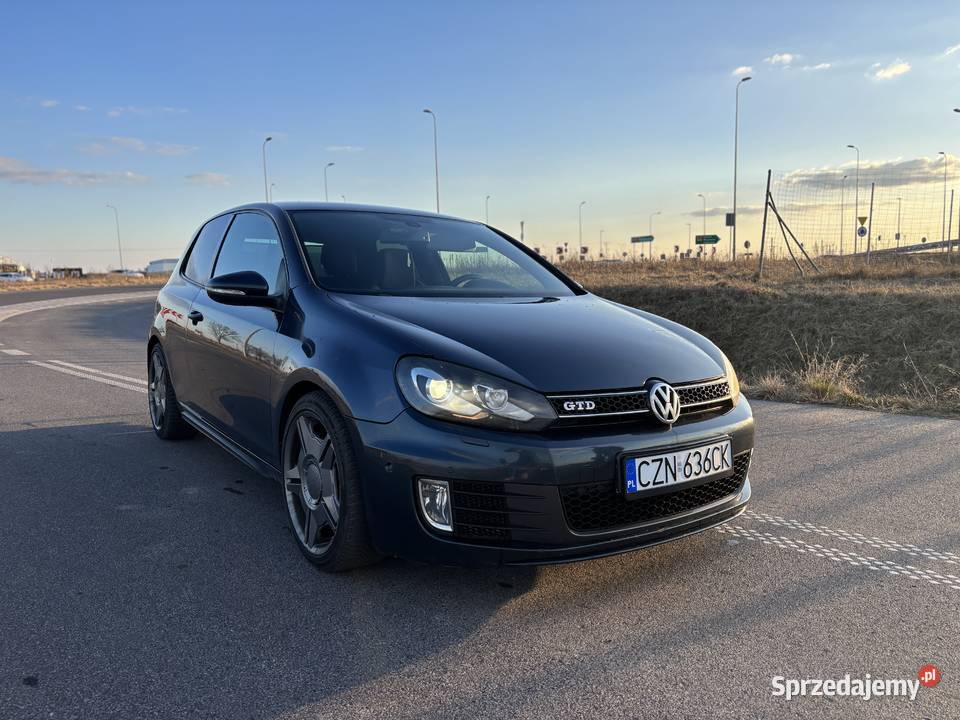 VW Golf VI GTD 20 TDI 170 DSG Bogate wyposażenie diesel Żnin