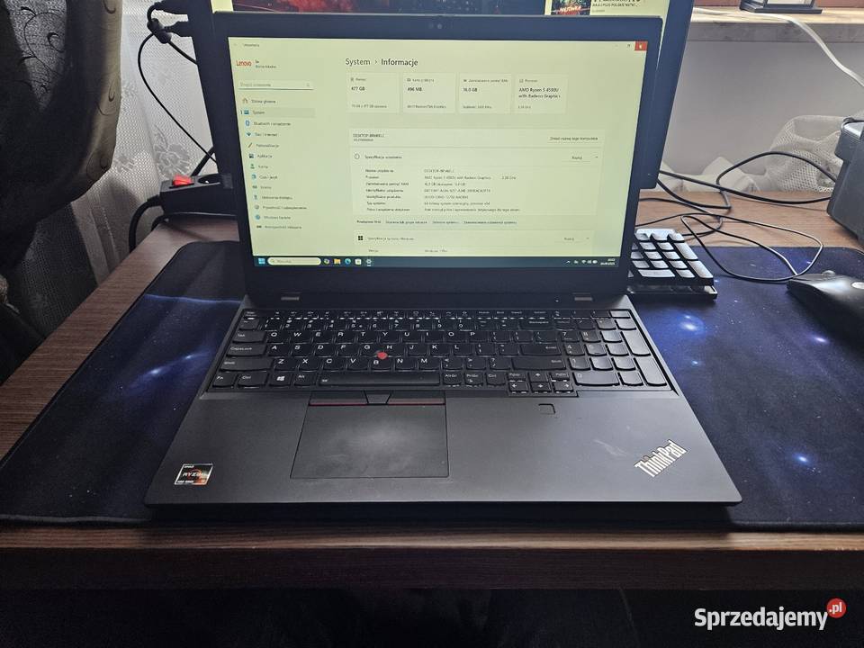 Lenovo ThinkPad L15 gen1 ryzen 5 nvme Legionowo
