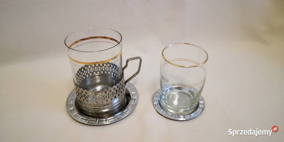 metalowe podstawki pod szklanki i kieliszki