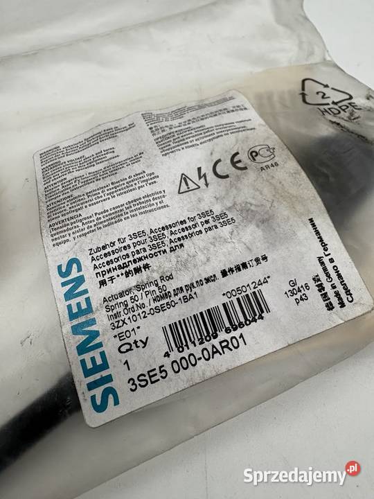 Siemens 3SE50000AR01 Głowica napędowa Pozostałe mazowieckie Warszawa