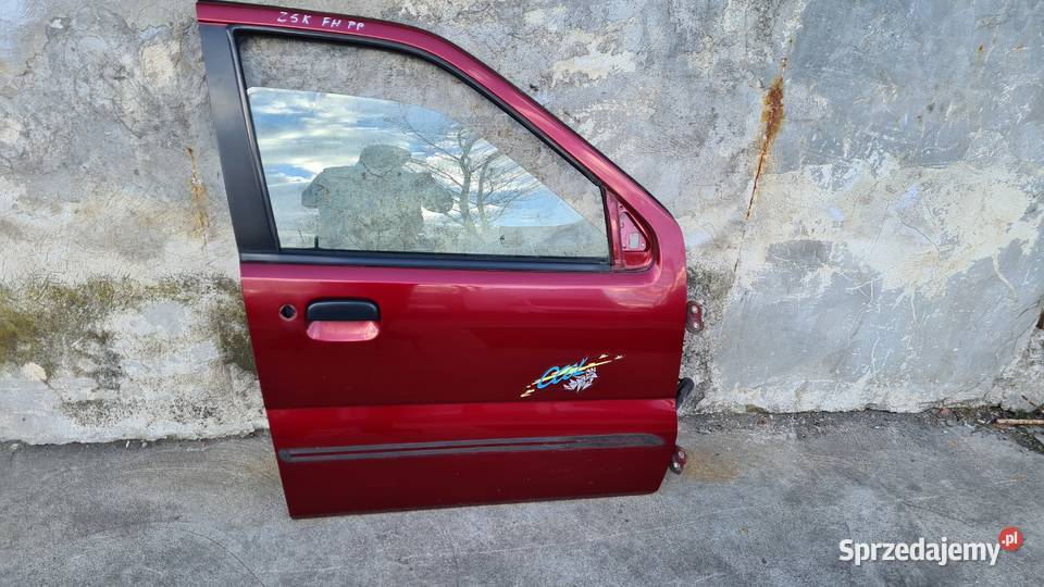 Suzuki Ignis FH 0003 drzwi przód bordowy Z5K dolnośląskie