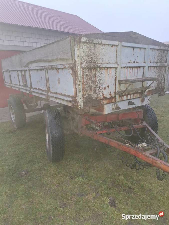 Przyczepa 2 osiowa wywrotka 6 Ton 1 osiowa sprzedam