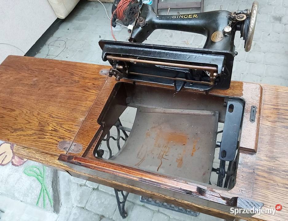 ZABYTKOWA MASZYNA DO SZYCIA SINGER ANTYK STOLIK wielkopolskie Poznań