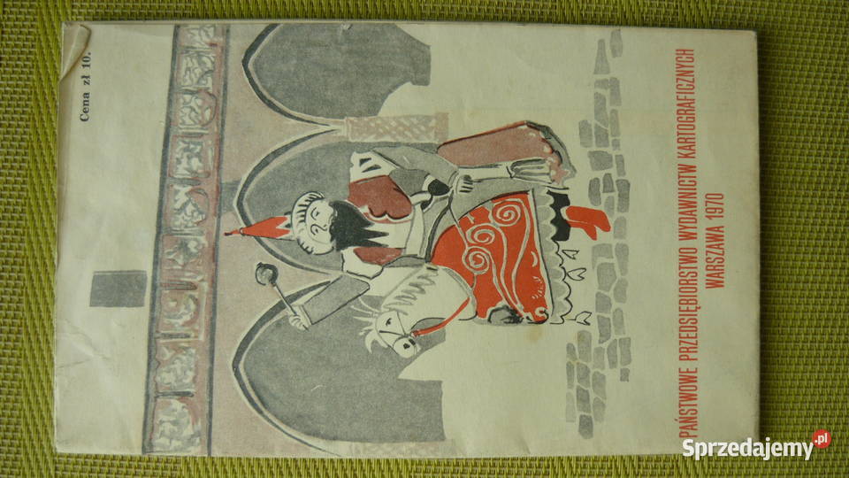 Plan Krakowa Rok wydania 1970 śląskie Myszków