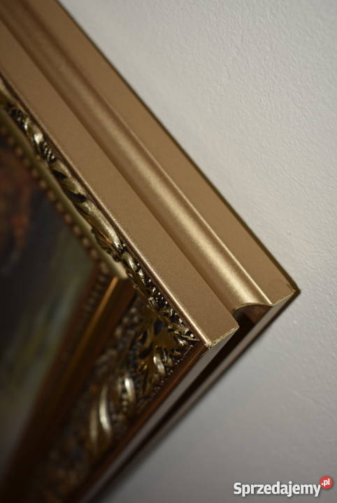 Obraz w złotej ramie 70 x 110 Ryki