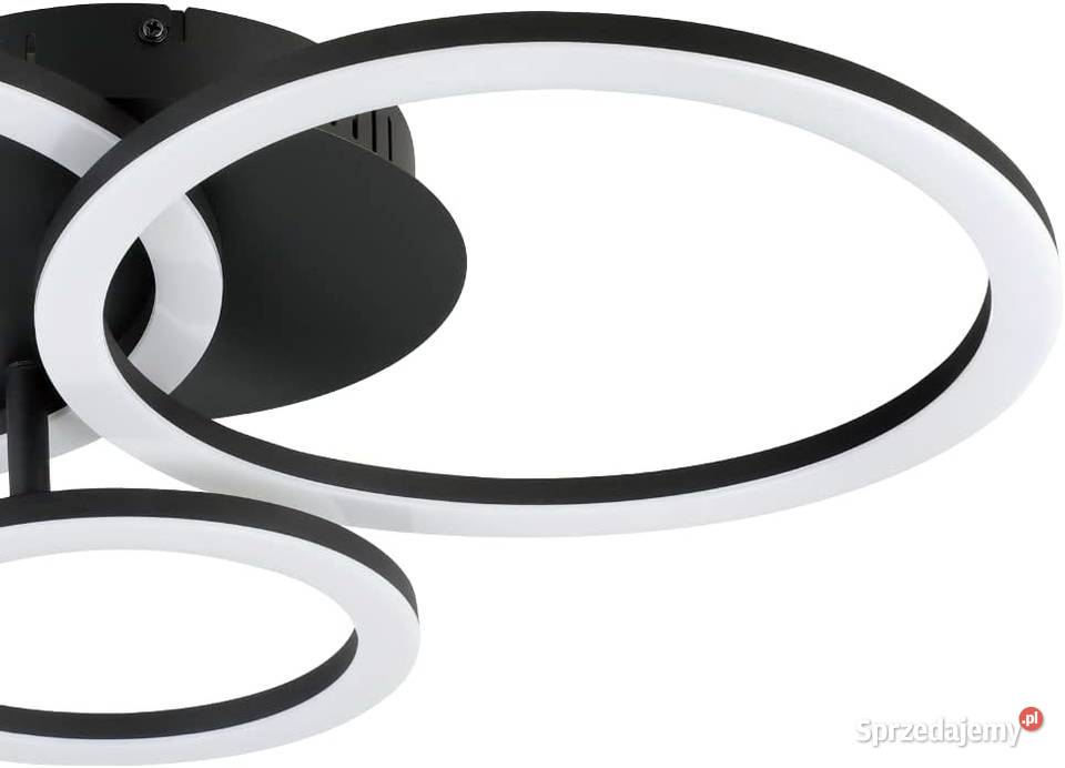 EGLO PARANDAYZ CEILING LAMP WCIRCLES BLACK