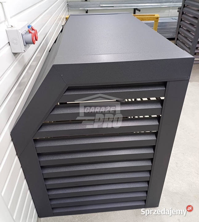 Osłona Pompy Ciepła 120x70x140 Antracyt Zabudowa Pozostałe Niepołomice