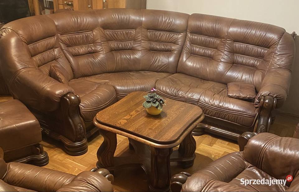 Zestaw Kler drewno dąb skóra Dębowo skórzany opolskie Opole