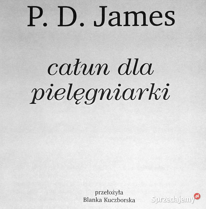 Całun pielęgniarki PD James Chełm
