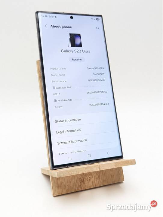 Samsung Galaxy S23 Ultra 8 GB 256 GB 5G czarny Warszawa