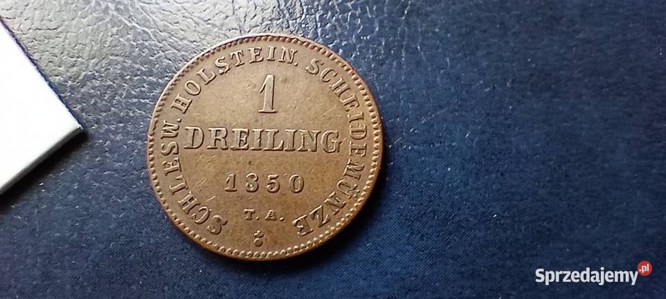 Stare monety 1dreiling 1850 Rząd Tymczasowy Lesko
