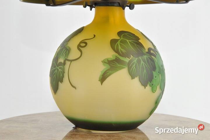 Lampa Stołowa Gabinetowa Biurowa Szkło Emile Kraków sprzedam