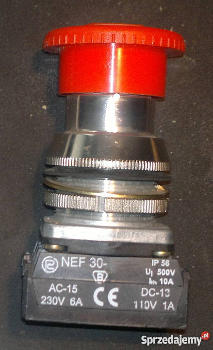 Przycisk sterowniczy NEF 30 AC15 230V 6A DC13 Elektryka i akcesoria śląskie Dąbrowa Górnicza