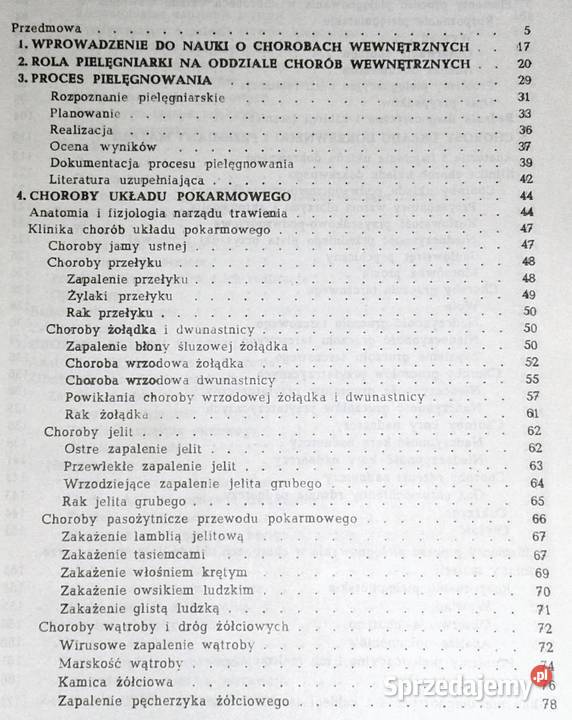 Choroby wewnętrzne Wojciech Pędich Rok wydania 1990