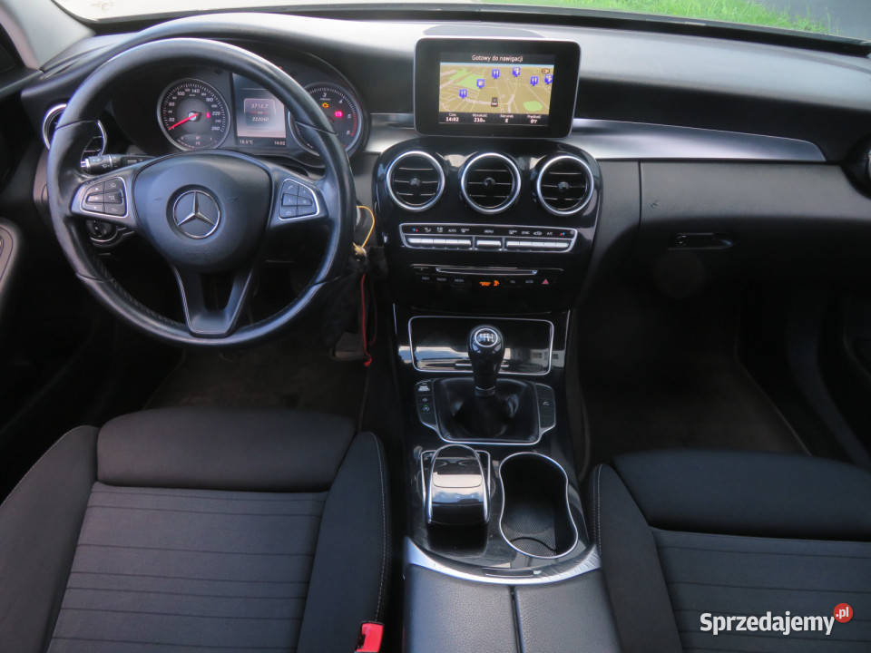 Mercedes C C 200 d czarny Klasa C Łódź