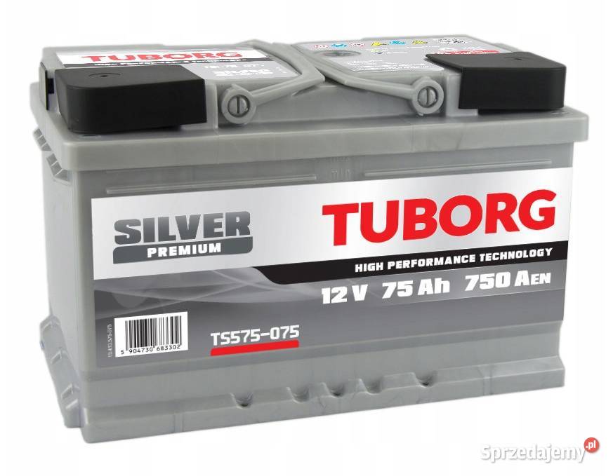 Akumulator Tuborg Silver TS575075 12V 75Ah 750A Akumulatory dolnośląskie Wrocław