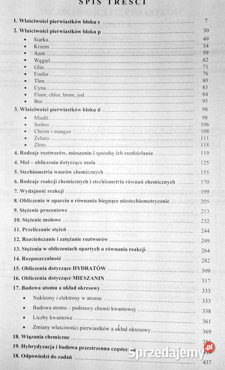 Chemia Zbiór zadań maturalnych Dariusz Witowski