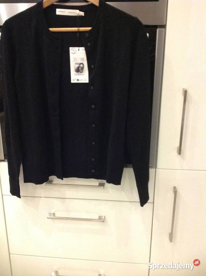 Sweter Czarny Damski Rozpinany IN WEAR S NOWY Nowa Sól