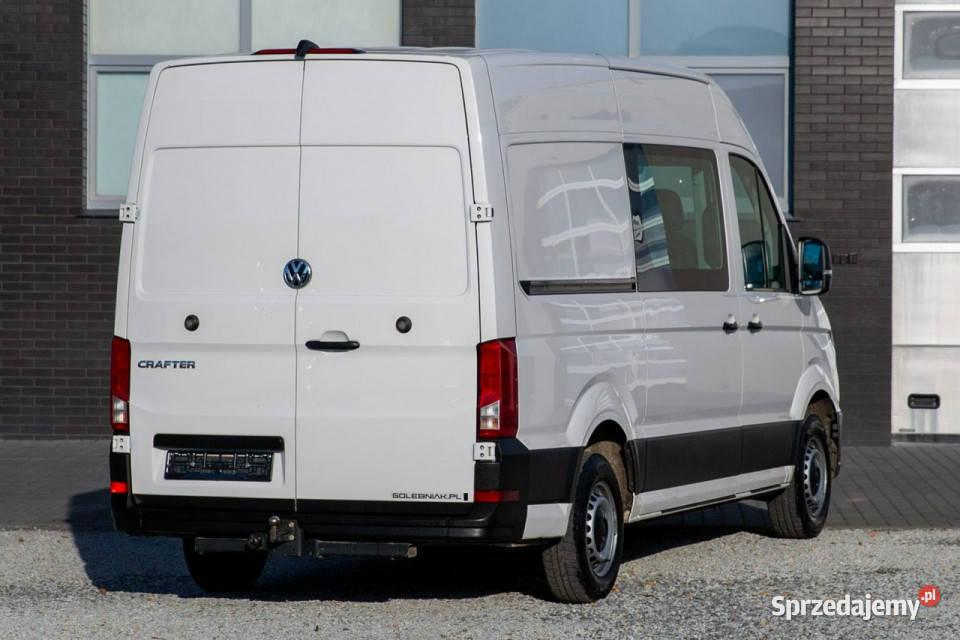 Volkswagen Crafter 7osób BRYGADÓWKA L3H2 140 komputer pokładowy Jarocin