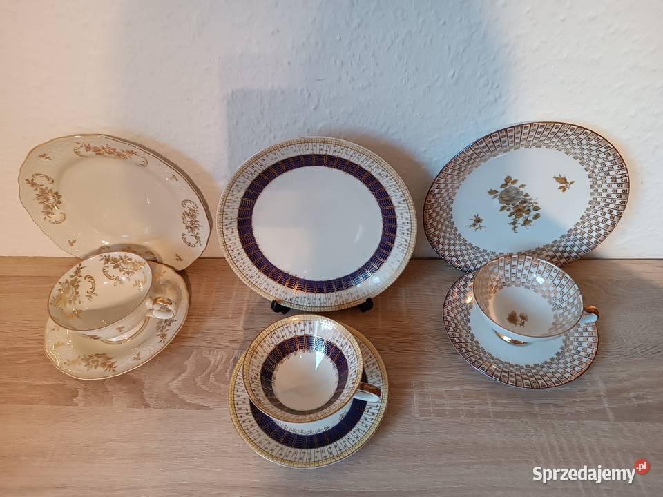 Porcelanowe sygnowane filiżanki Antyki, Sztuka, Kolekcje małopolskie Gorlice