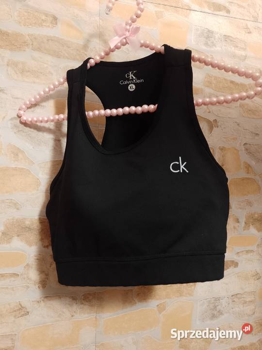 42XL Calvin Klein Ekskluzywny czarny top fitness Rozmiar 42(XL) Kraków