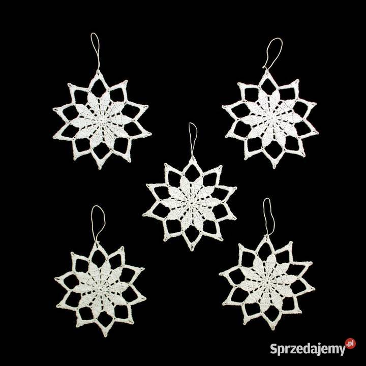 Zawieszka szydełkowa na choinkę gwiazdka11 Z237 Kluczbork